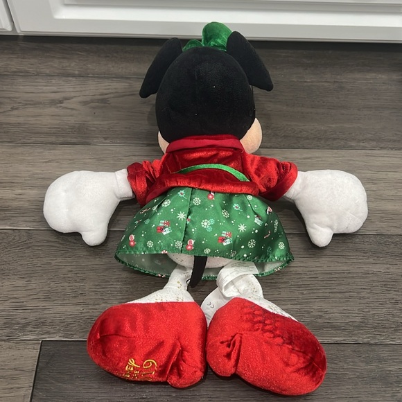 Disney Store 2019 Minnie Mouse Christmas Holiday Plush - Picture 7 of 9